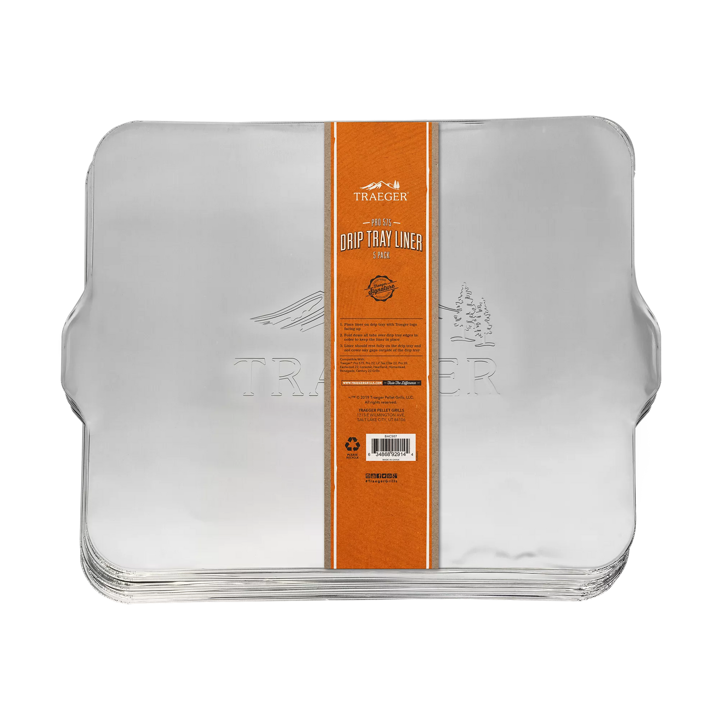 Traeger Drip Tray Liners for Pro 575/Pro 22