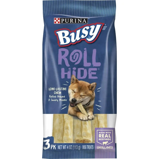 Purina Busy Rollhide Chew Treats for Small & Medium Dogs