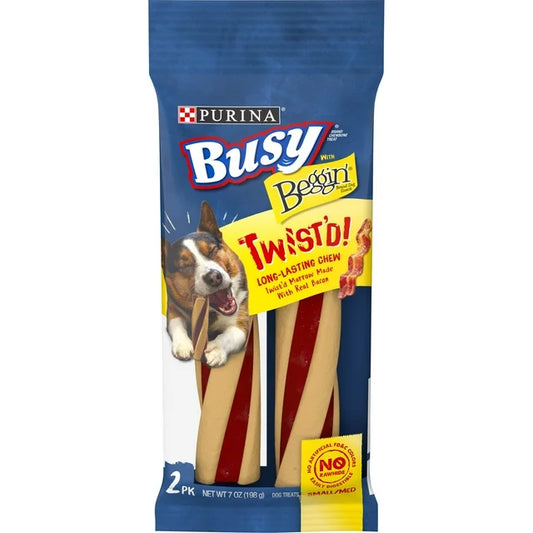 Purina Busy with Beggin’ Twist’d Chew Treats for Small & Medium Dogs