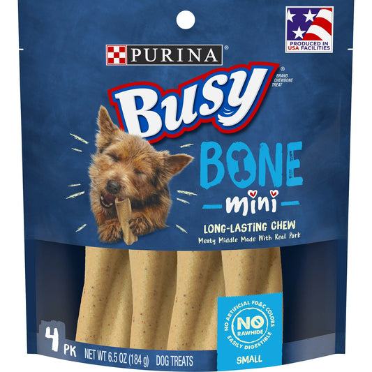Busy Bone Mini Chew Treats for Small Dogs