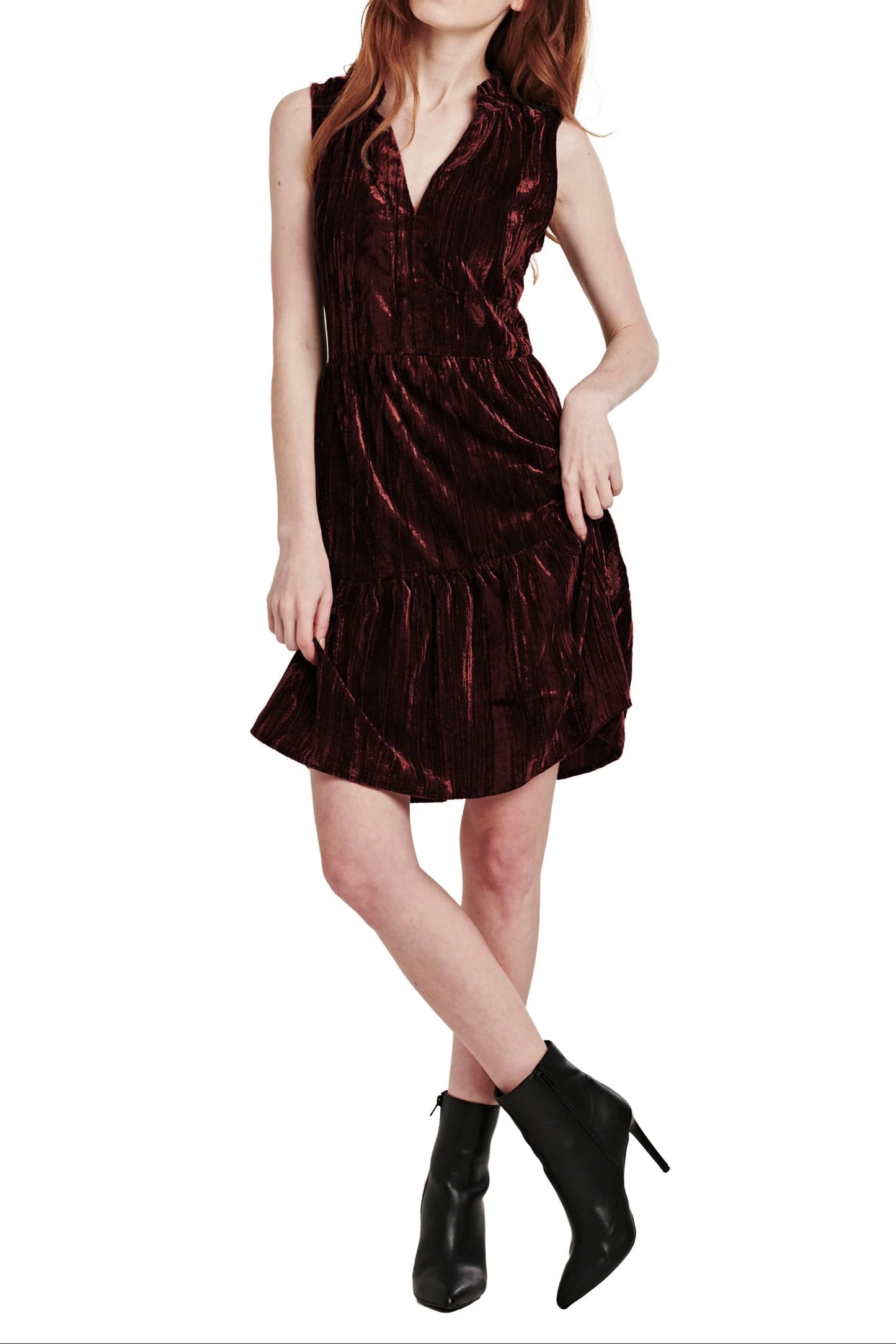 Dear John Helena Dress in Cherry Marmalade