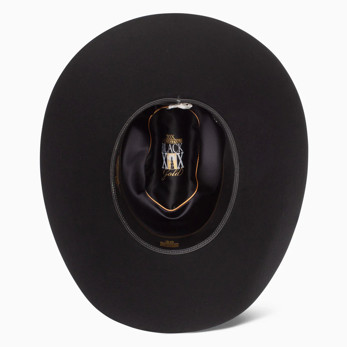 Resistol 20X Black Gold RB Profile Cowboy Hat