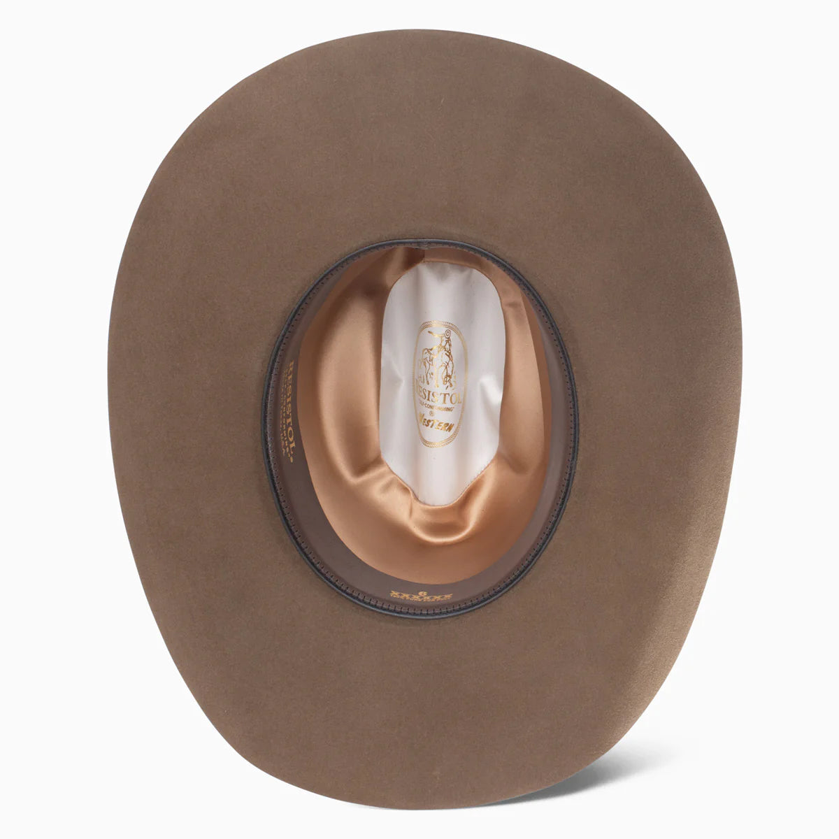 Resistol 6X Midnight Felt Cowboy Hat in Oak