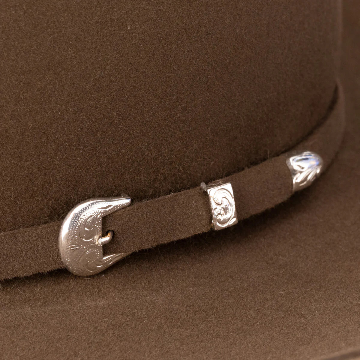 Resistol 6X Midnight Felt Cowboy Hat in Oak
