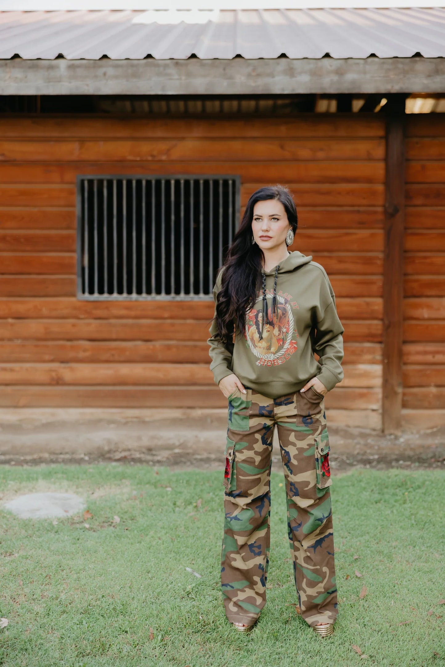 Rodeo Quincy Heavenly Rose Camo Pant