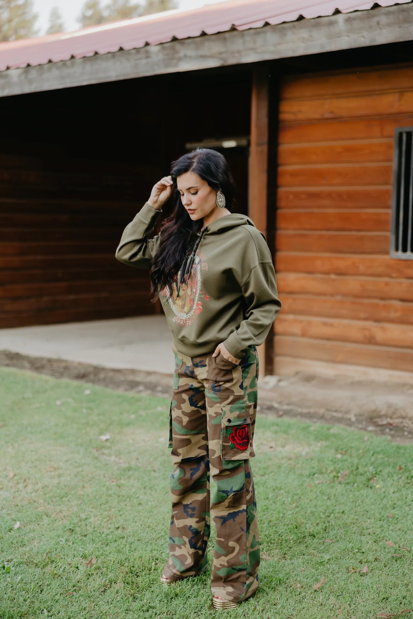 Rodeo Quincy Heavenly Rose Camo Pant