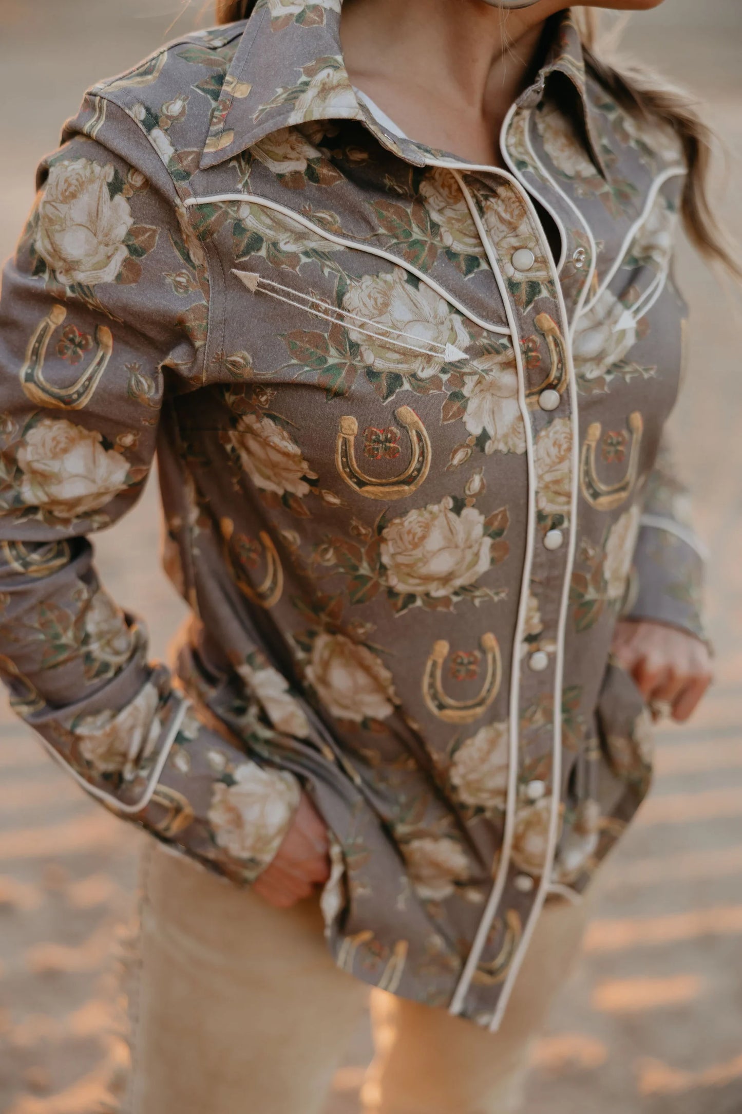 Rodeo Quincy Lucky Belle Button Up