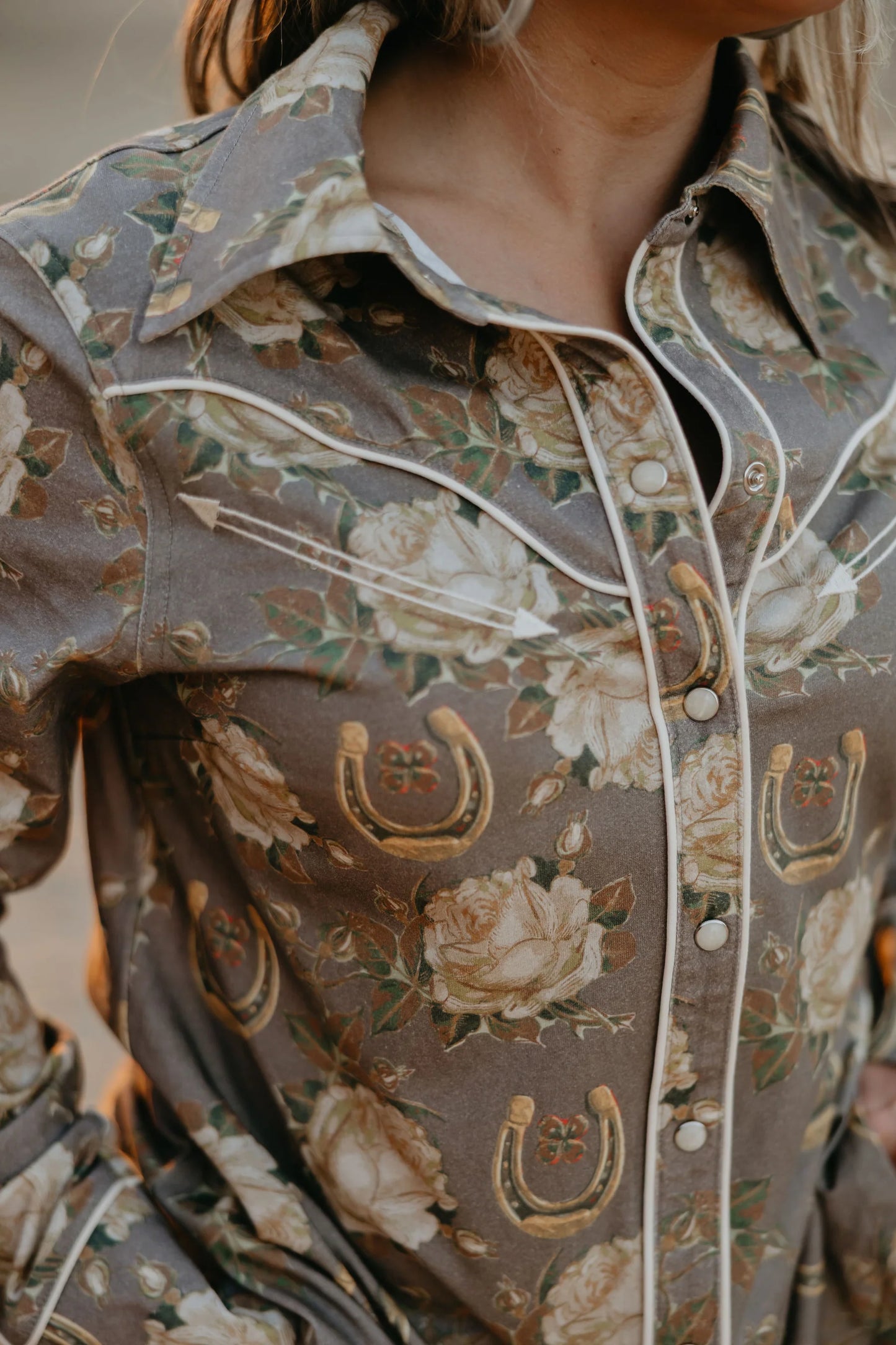 Rodeo Quincy Lucky Belle Button Up