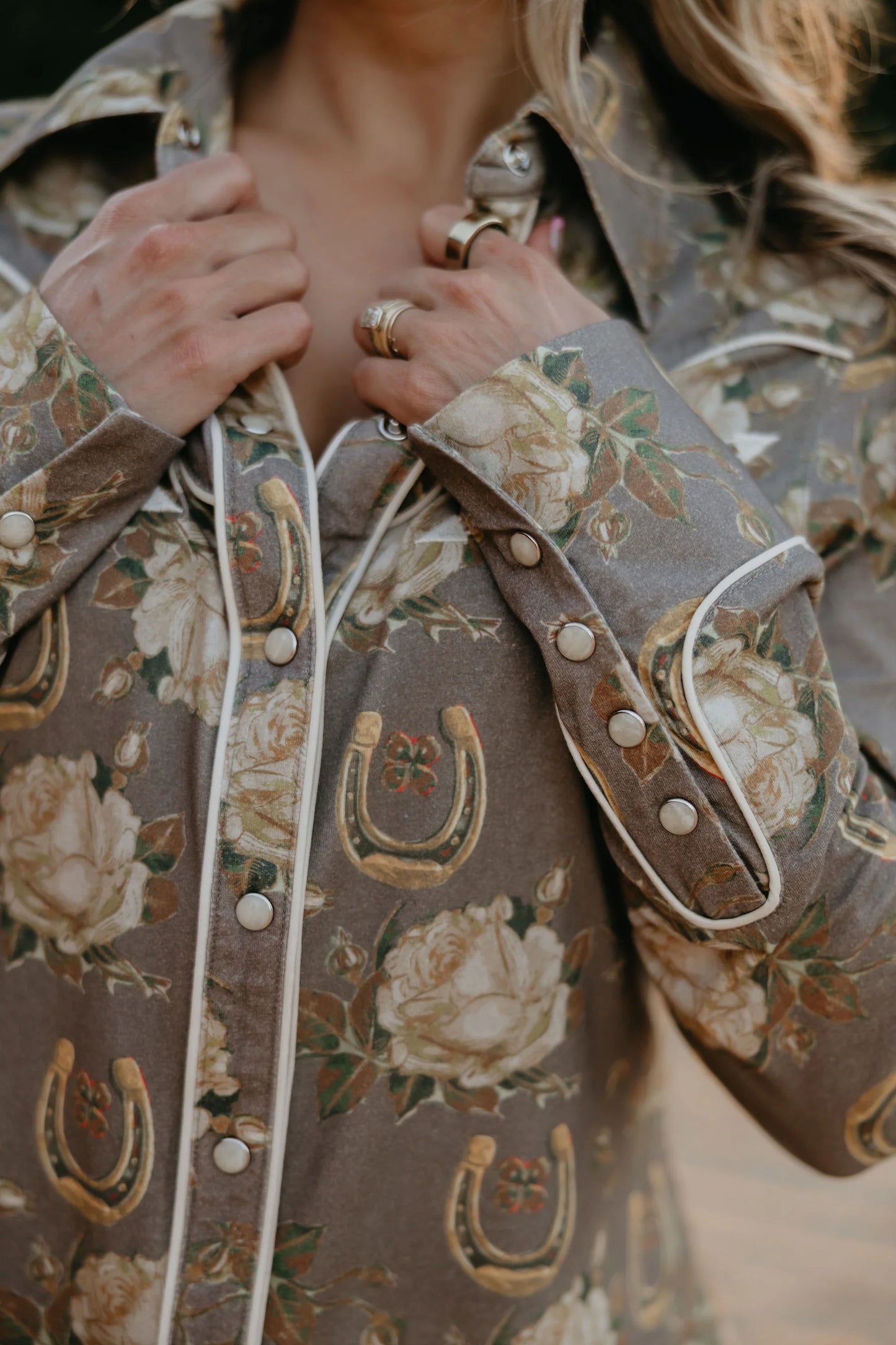 Rodeo Quincy Lucky Belle Button Up