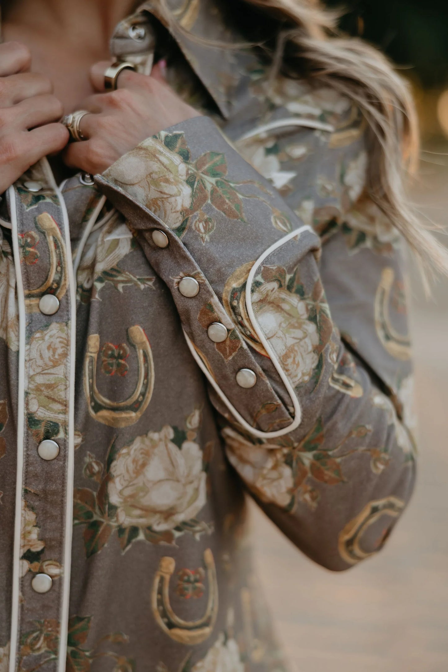 Rodeo Quincy Lucky Belle Button Up