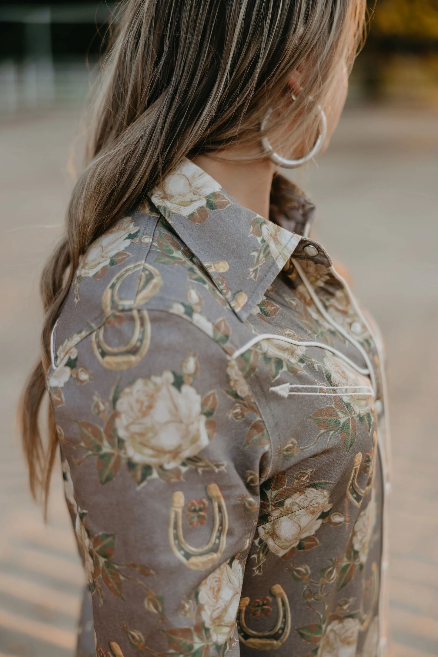 Rodeo Quincy Lucky Belle Button Up