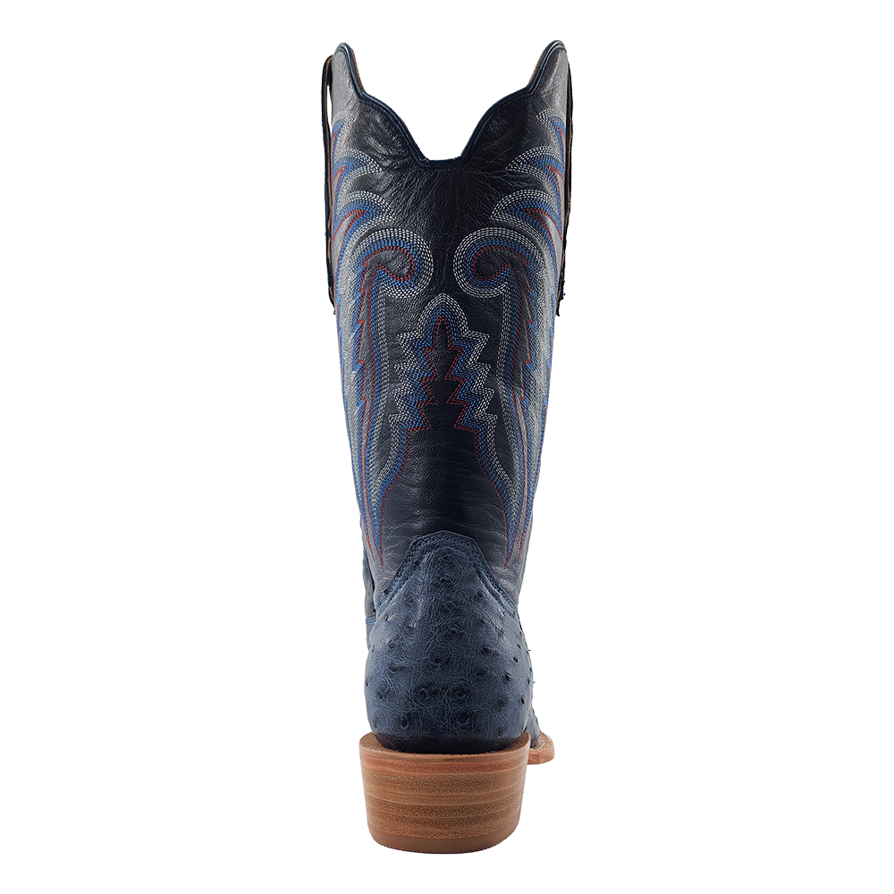 R. Watson American Blue Jean Full Quill Ostrich Boot