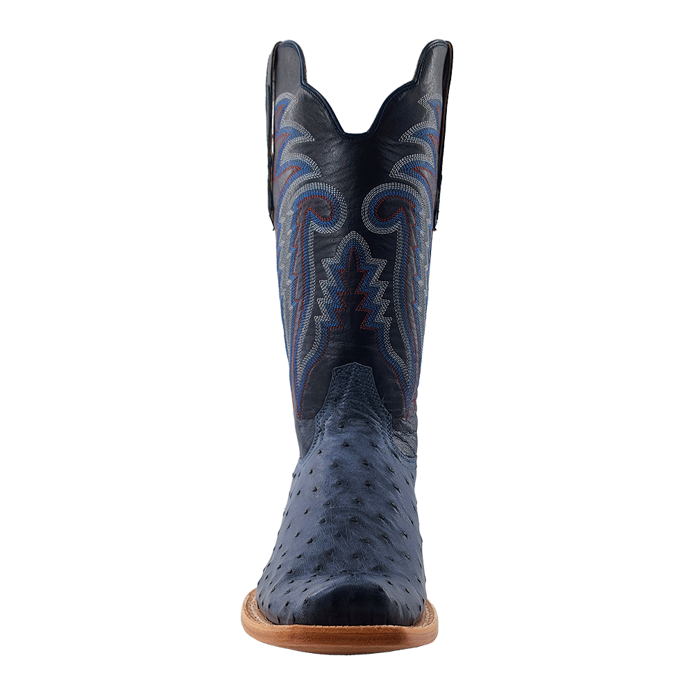 R. Watson American Blue Jean Full Quill Ostrich Boot