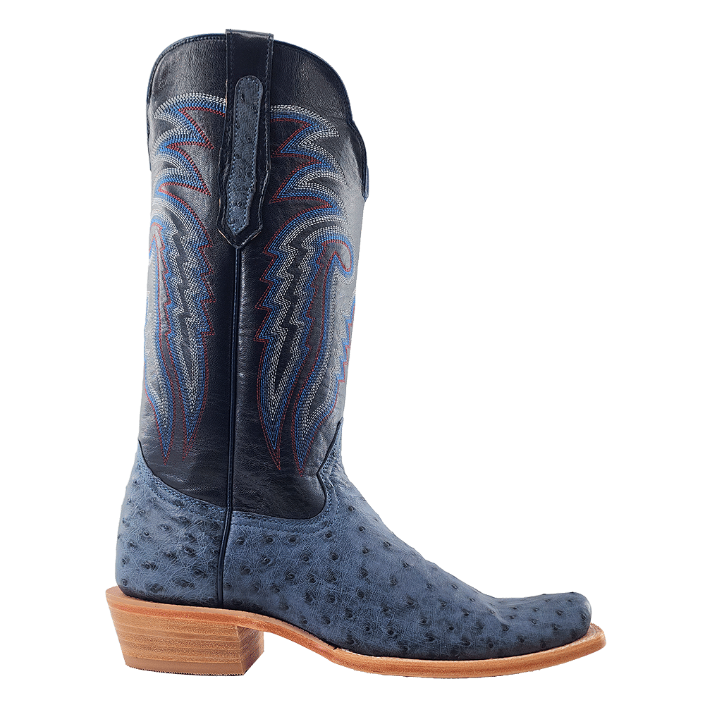 R. Watson American Blue Jean Full Quill Ostrich Boot