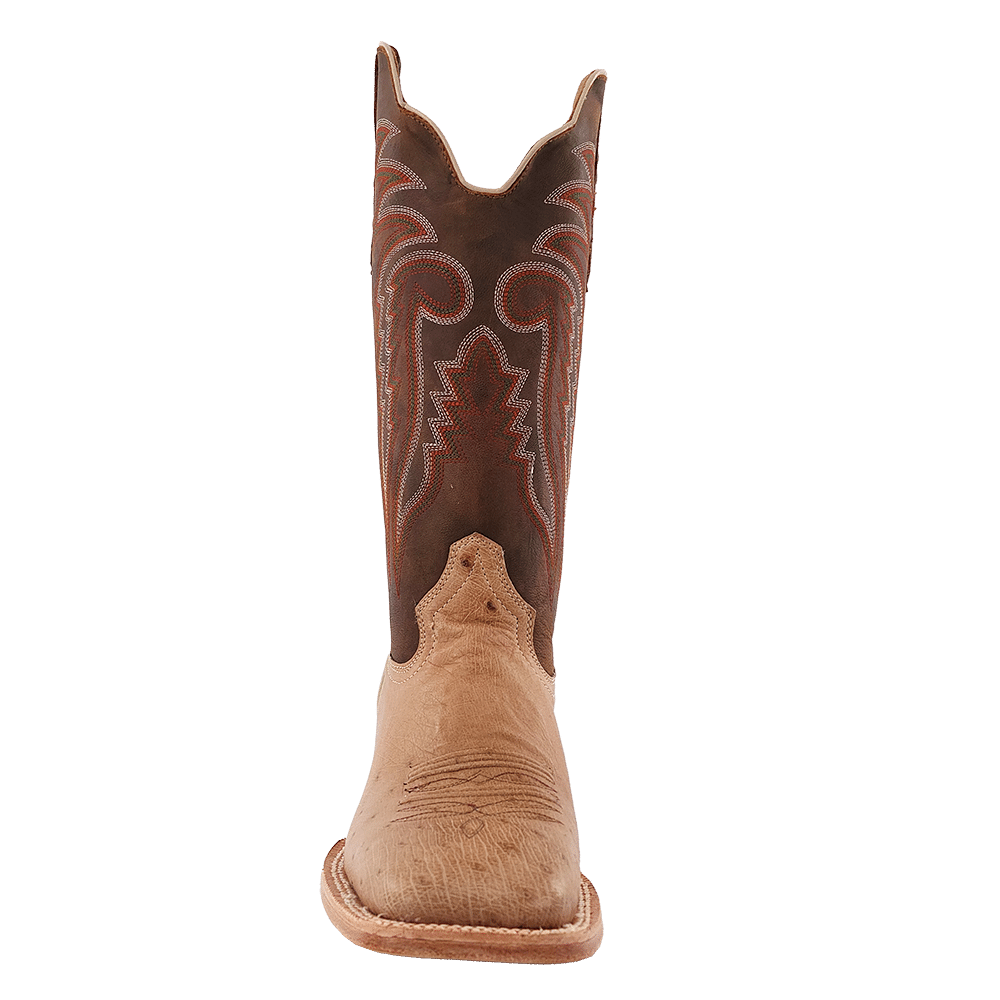 R. Watson Men’s Smooth Ostrich Wide Square 13″ Boot