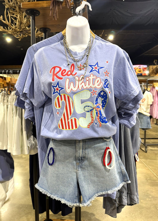 Red, White & 250 Graphic Tee
