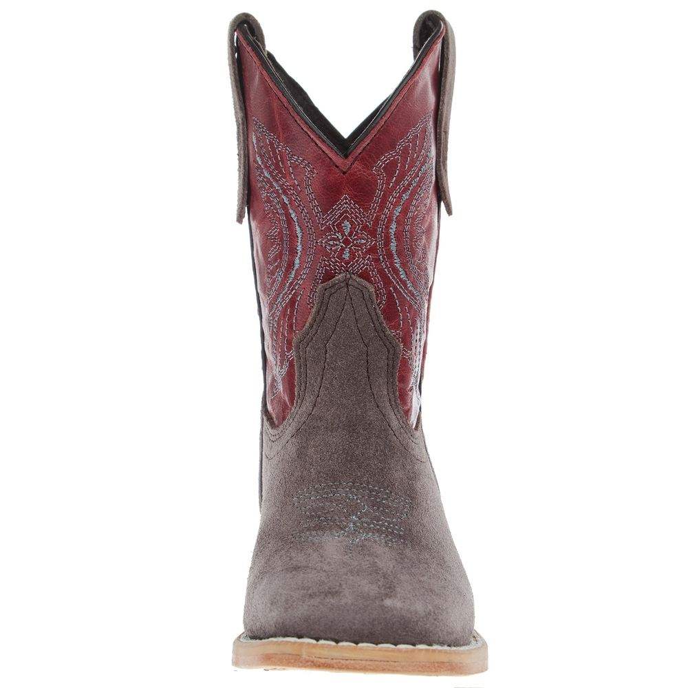 R. Watson Kids' Charcoal Rough Out Boot
