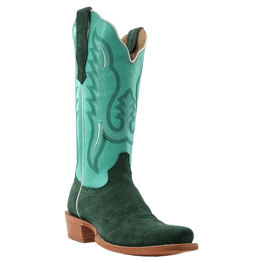 R. Watson Teal Roughout Boot