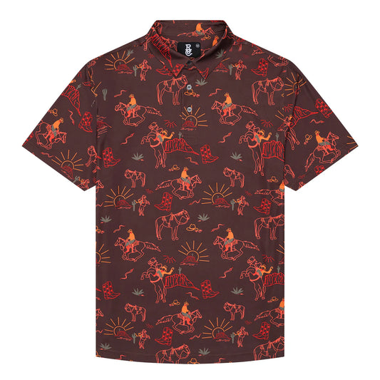 Raised By Coyotes Red Rock Rider Polo