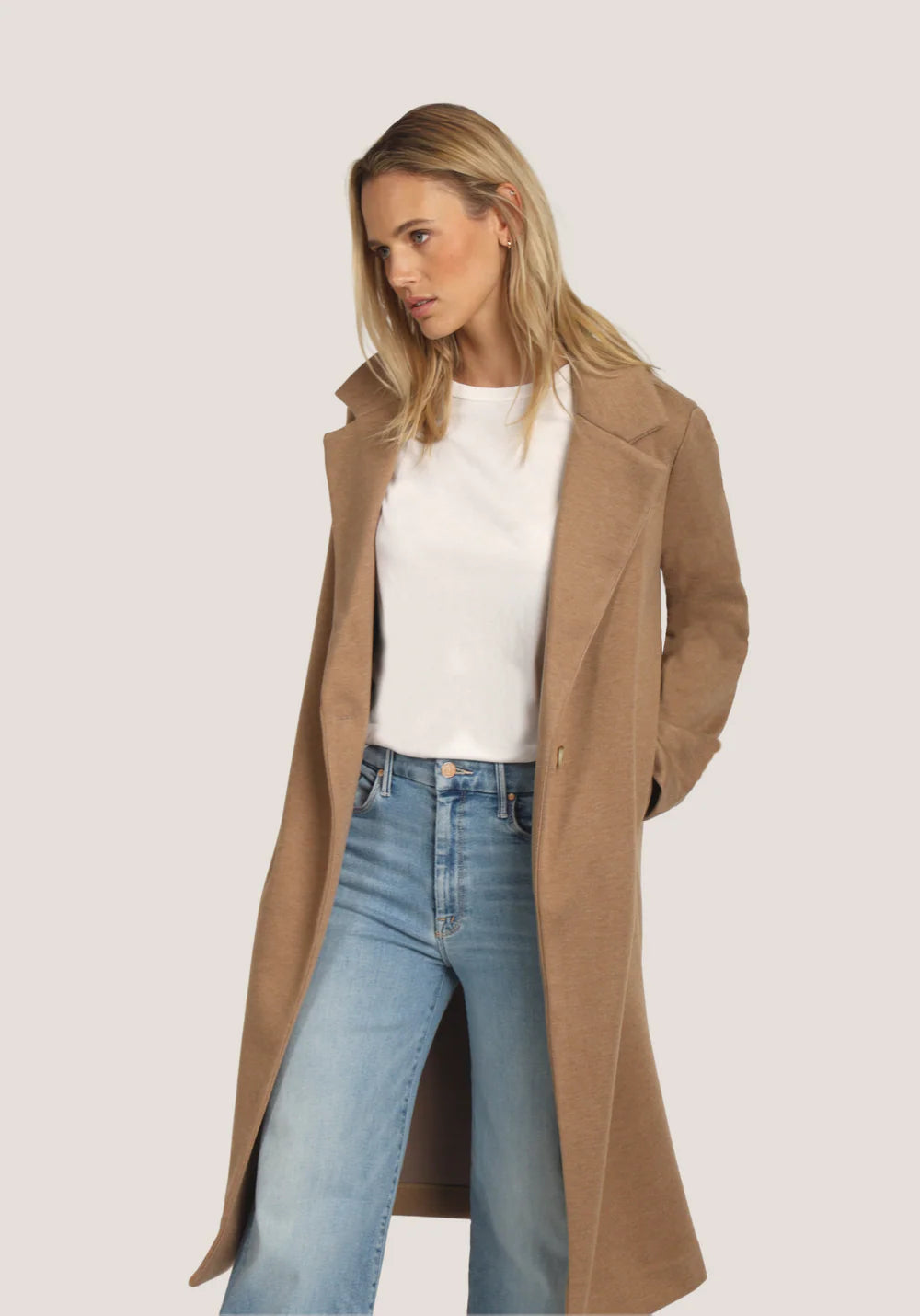 Dylan Rowan Coat in Warm Brown