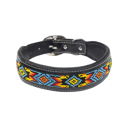 Myra Dodger Trail Hand-beaded Dog Collar