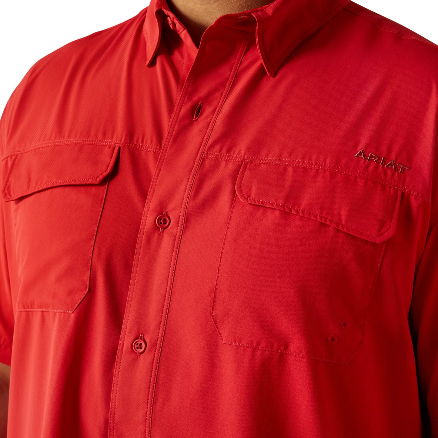 Ariat VentTEK Outbound Classic Fit Shirt in Haute Red
