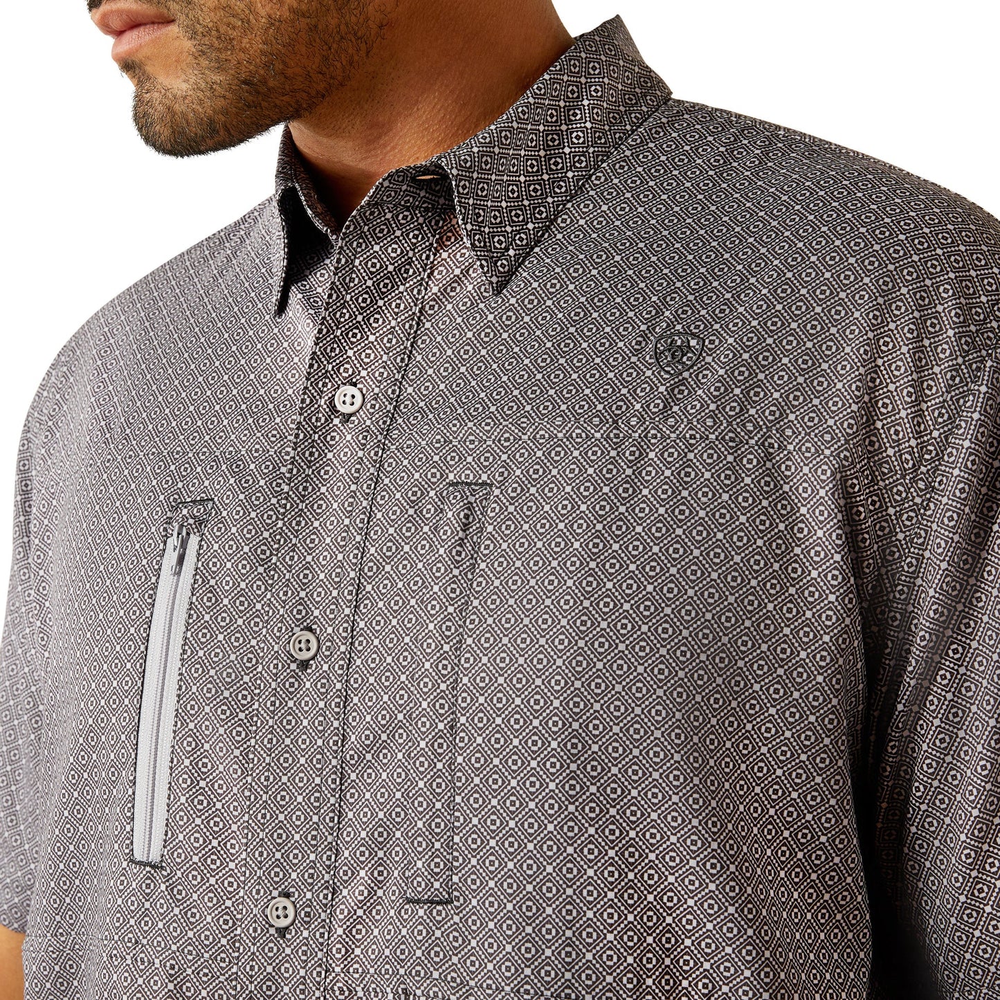 Ariat Men's VentTEK Classic Fit Shirt in Skyride