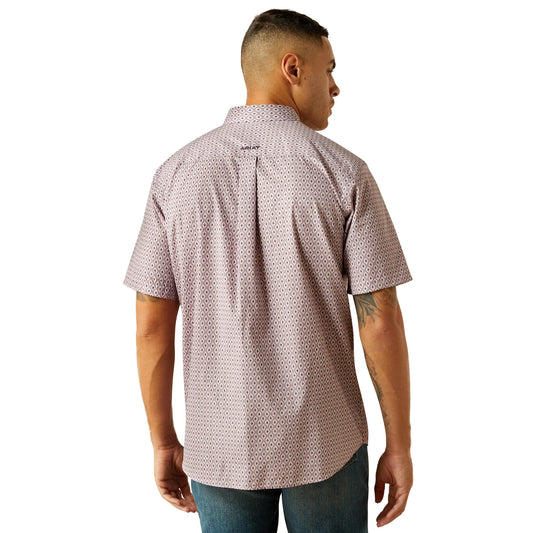 Ariat Wrinkle Free Rafael Classic Fit Shirt in Lilac