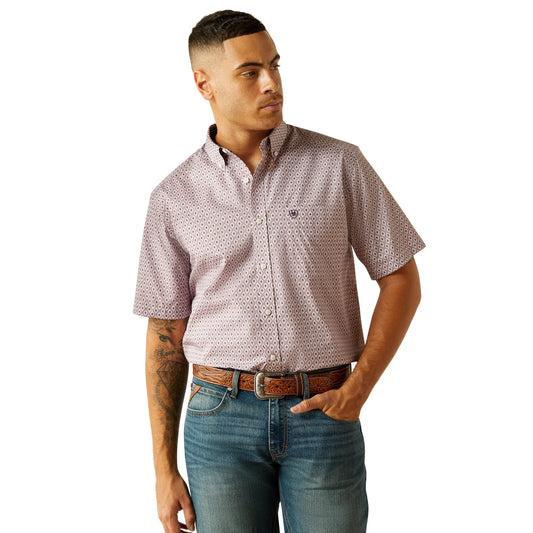 Ariat Wrinkle Free Rafael Classic Fit Shirt in Lilac
