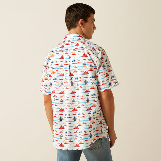 Ariat Men's Scout Classic Fit Shirt in White