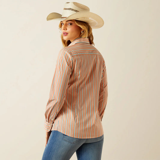 Ariat Malia Striped Kirby Stretch Button Down Shirt