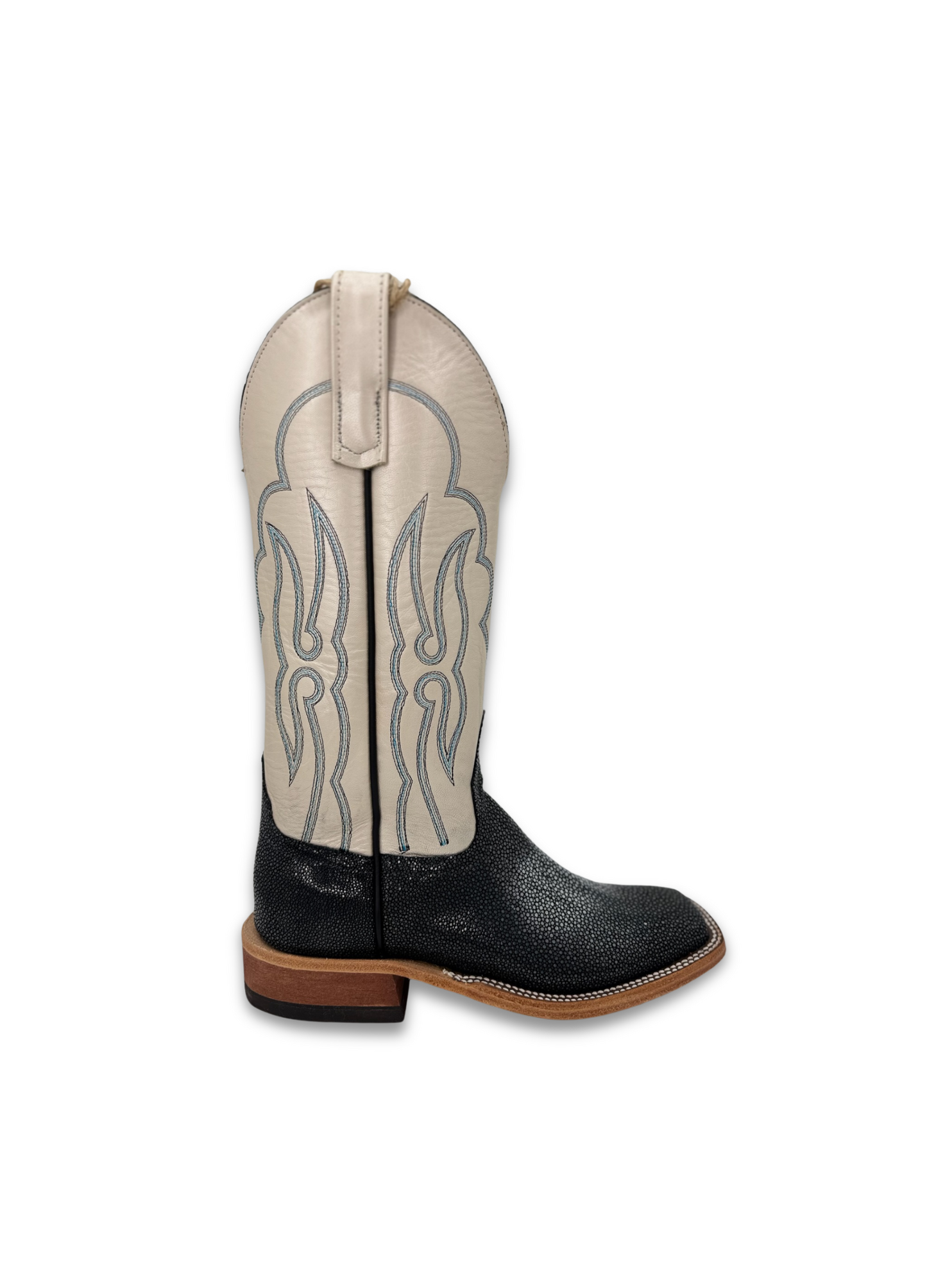 Anderson Bean Women's Sanded Stingray Black Boot