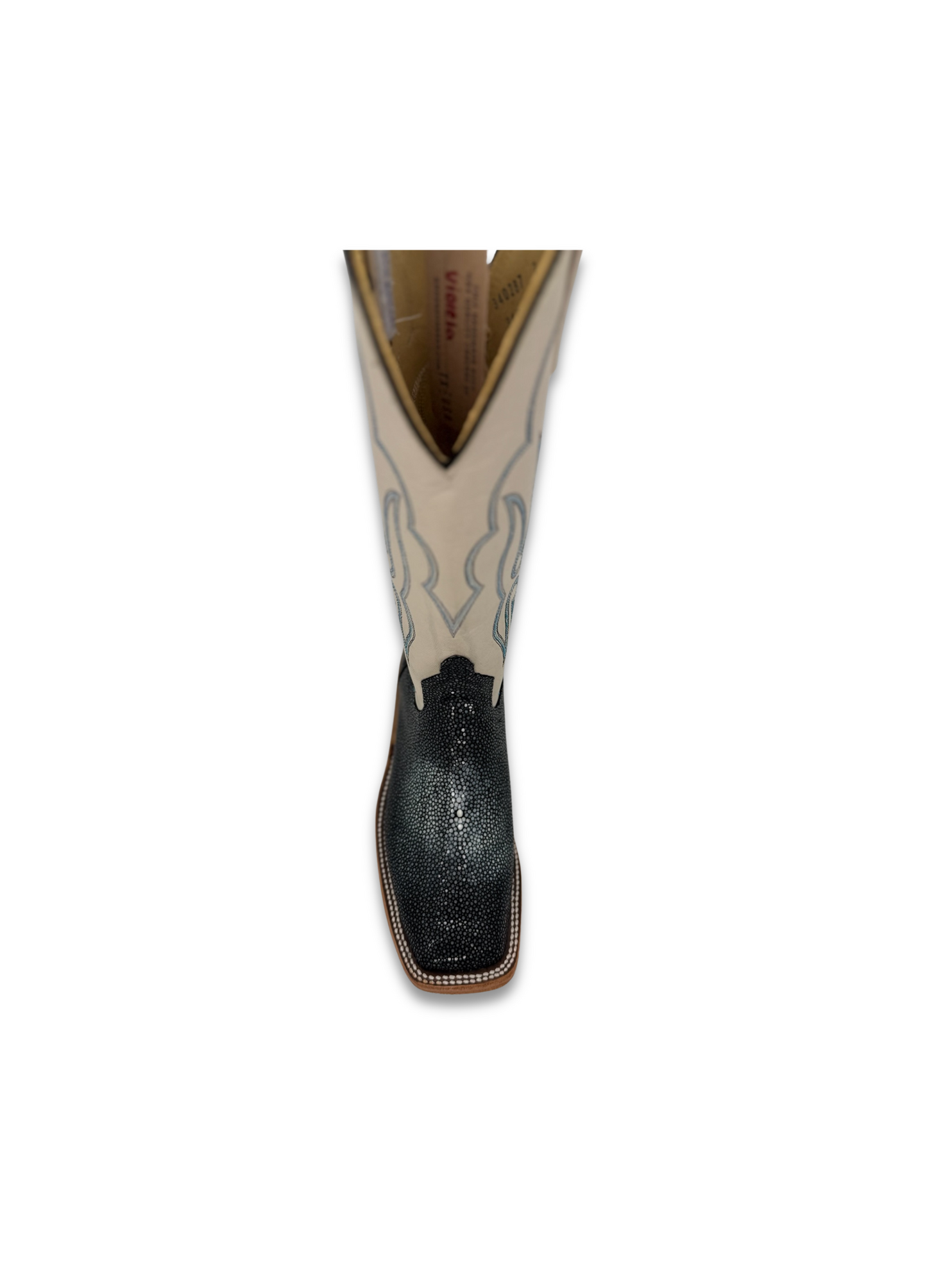 Anderson Bean Women's Sanded Stingray Black Boot
