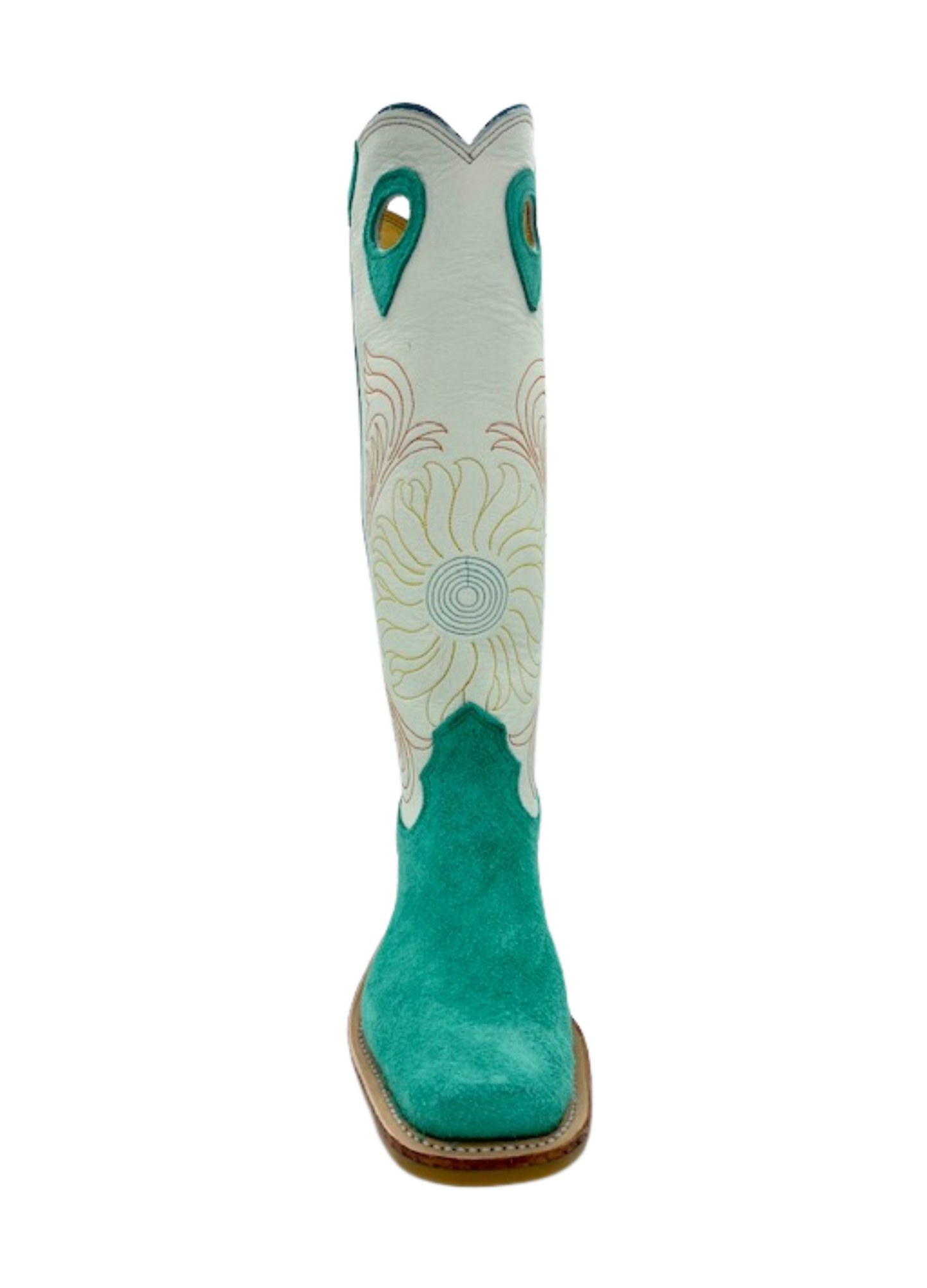 Fenoglio Jade Motochap Roughout with Cream Shaft Boot