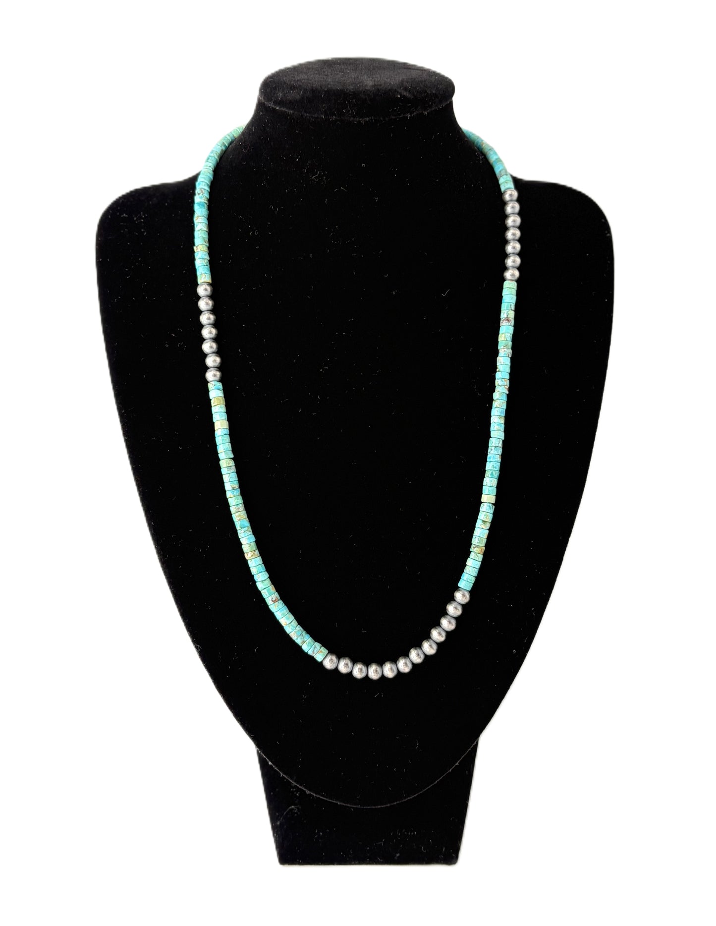 Navajo Pearl and Turquoise Necklace