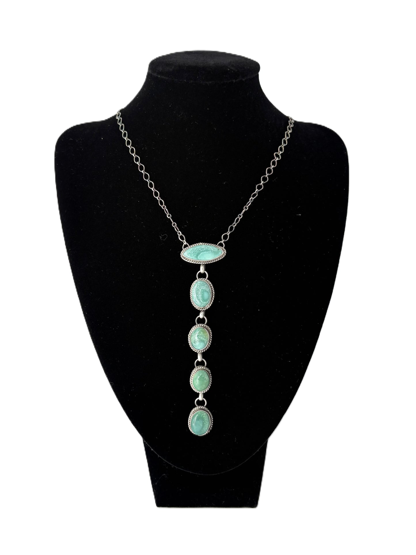 Turquoise Lariat Necklace