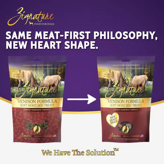 Zignature Venison Formula Soft Moist Treats for Dogs