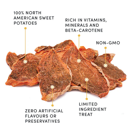 Crumps' Naturals Sweet Potato Chews with Liver