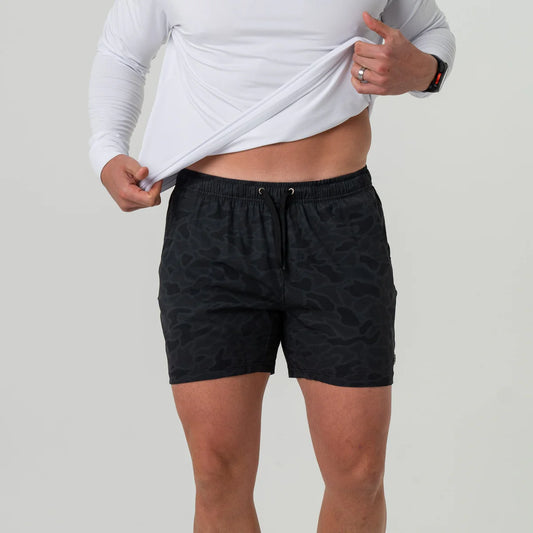 Burlebo Athletic Short in Black Camo