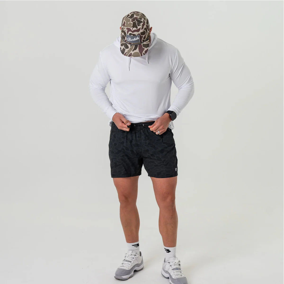 Burlebo Athletic Short in Black Camo