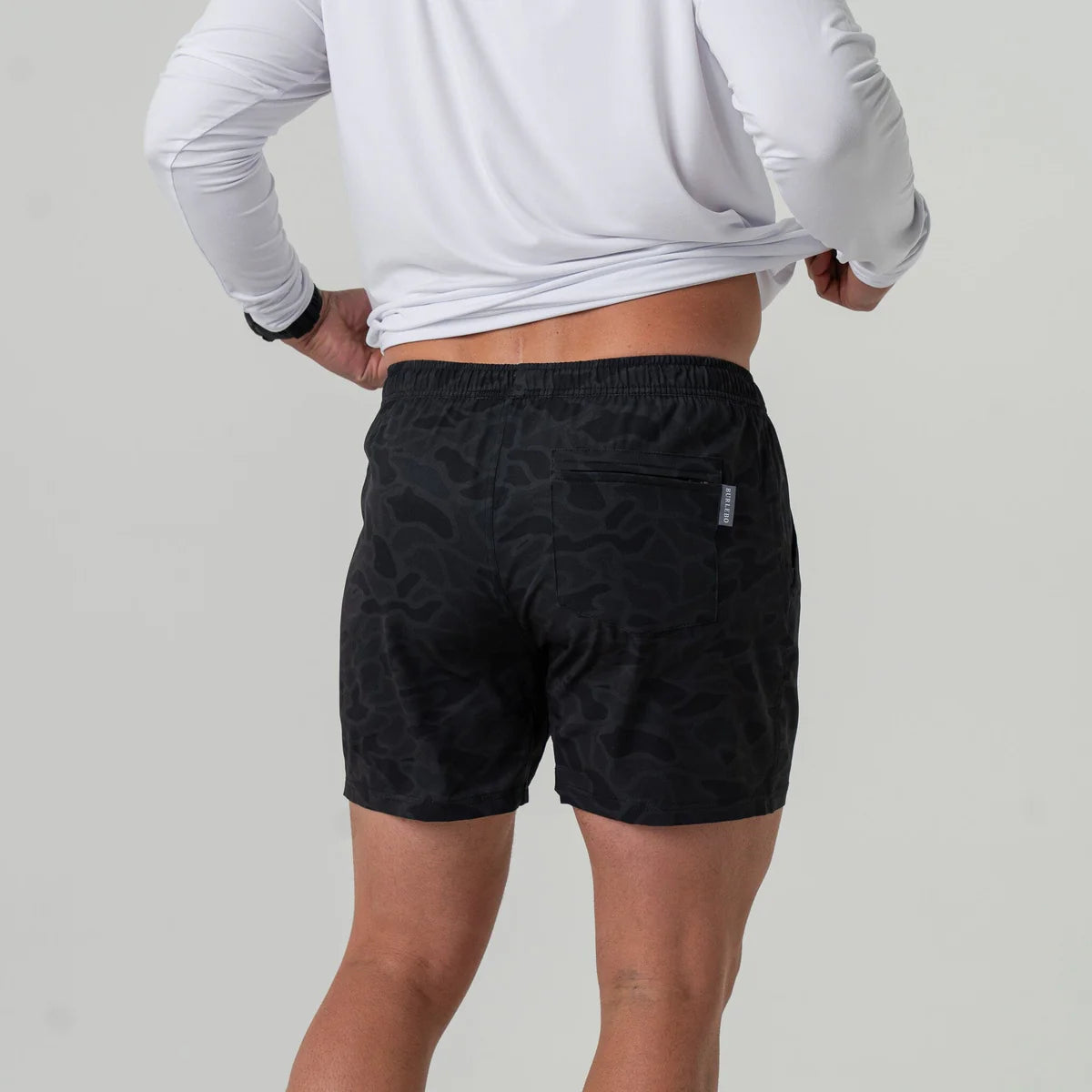 Burlebo Athletic Short in Black Camo