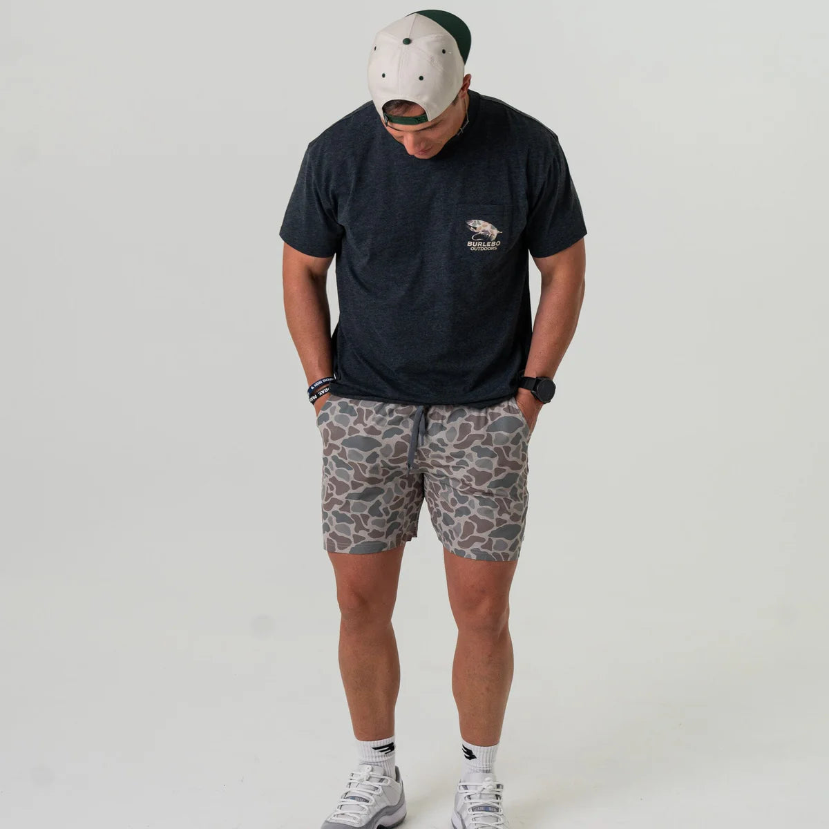 Burlebo Athletic Short in Classic Deer Camo