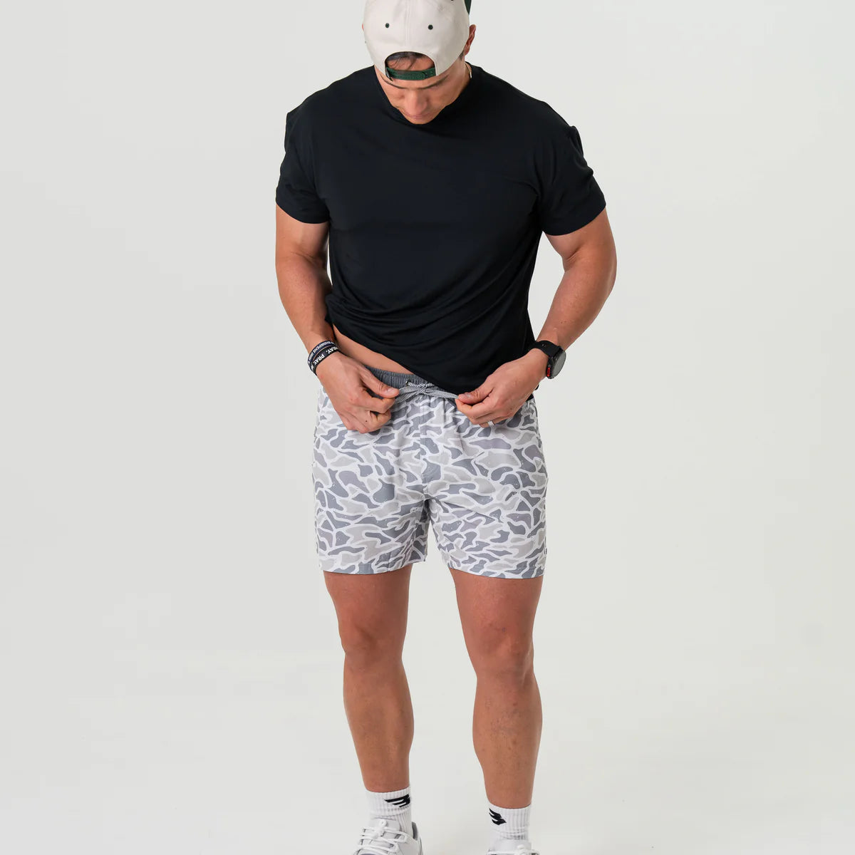 Burlebo Athletic Short in White Camo