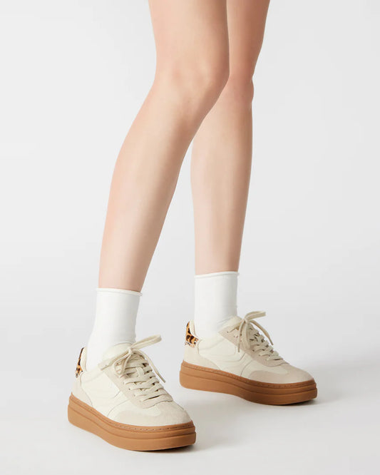 Steve Madden Dodge Sneaker in Bone Multi