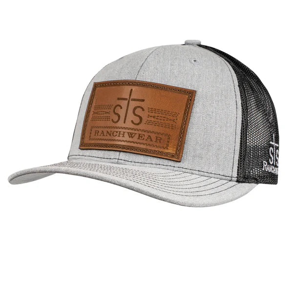 STS Ranchwear Heather Gray STS Patch Cap