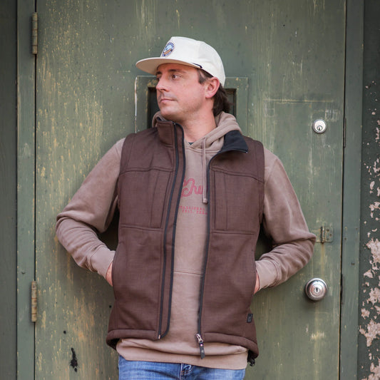 STS Ranchwear Men's Weston Vest in Chocolate