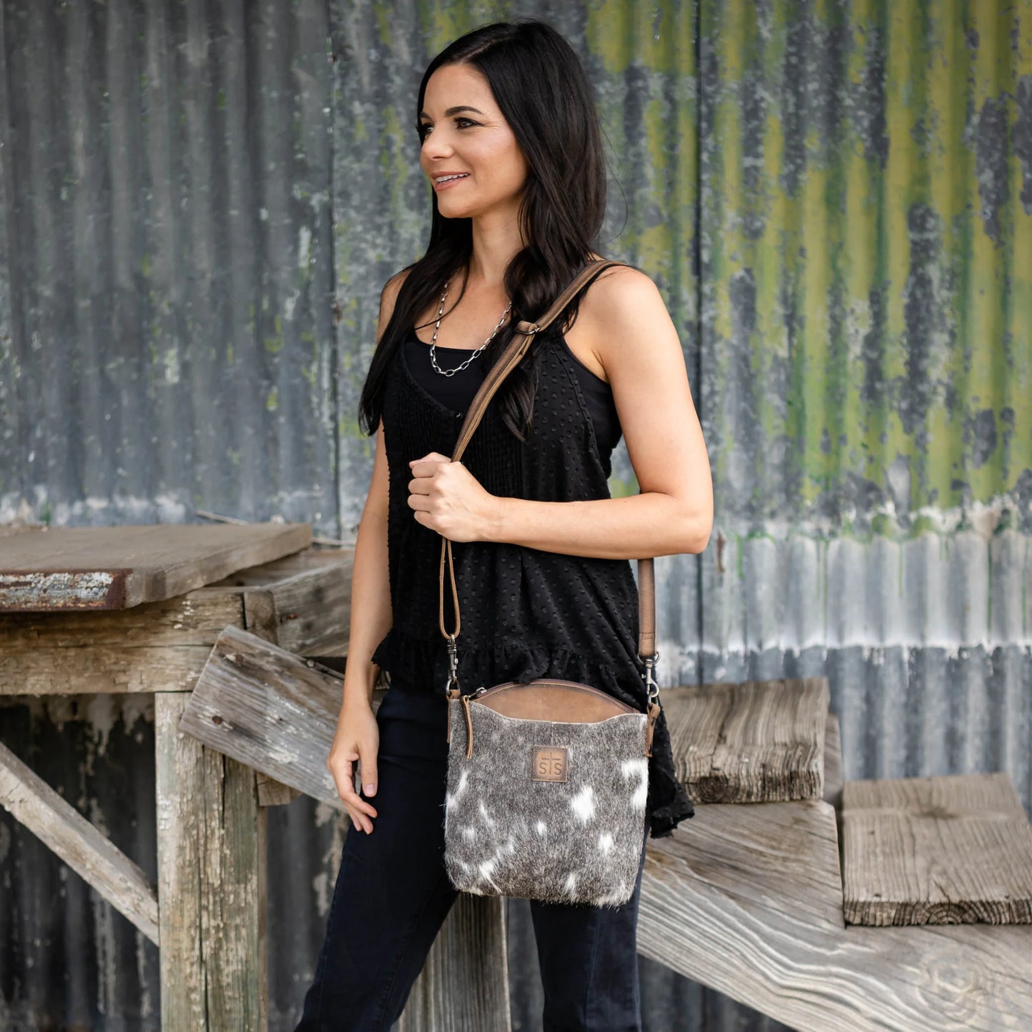 STS Ranchwear Cowhide Josie Crossbody