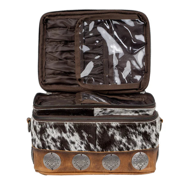 STS Ranchwear Vaquero Cowhide Glamour Makeup Organizer