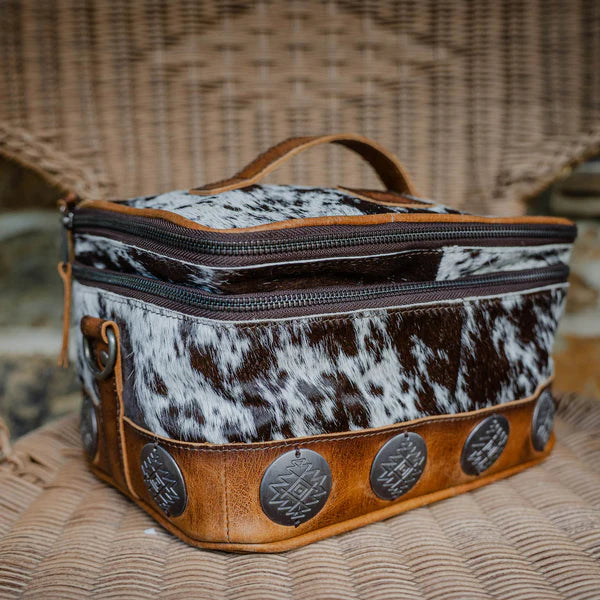 STS Ranchwear Vaquero Cowhide Glamour Makeup Organizer