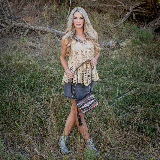 STS Ranchwear Guadalupe Serape Lily Crossbody